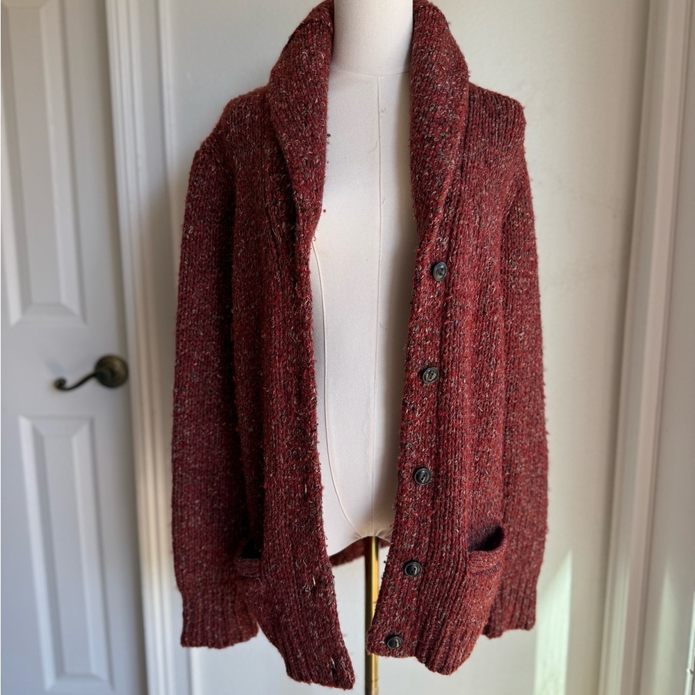 Denim&Supply x Ralph Lauren Chunky Knit Button-Up Cardigan
